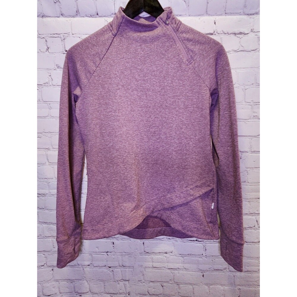 Mondetta Atletico Manga Pullover Womens Small Purple 1/4 Zip Fleece Lined